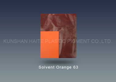 Colorant сопротивления жары 314°C GG апельсина 63 растворителя но. 16294-75-0 CAS дневной красный на PS