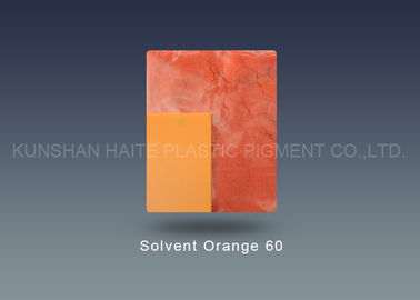 Colorant сопротивления жары 3G 300℃ апельсина 60 CAS 61969-47-9 растворяющие прозрачный оранжевый для полиэстера