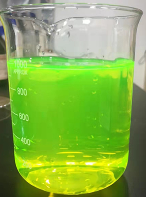 Solvent Green7 Pyranine Видимая сила флуоресценции 120%CAS NO.6358-69-6 Краска на водной основе для охлаждающей жидкости